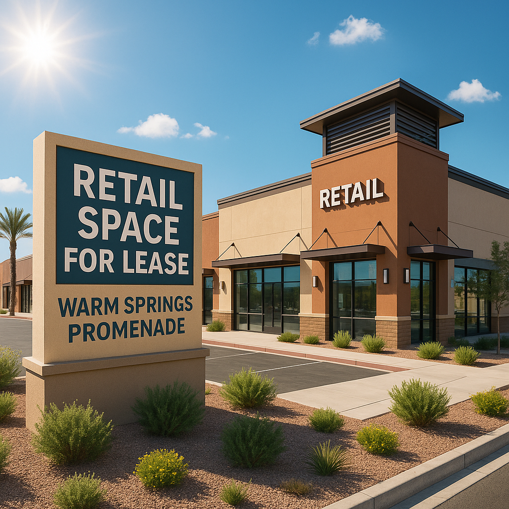 Unlock Business Growth with Retail Space for Lease at Warm Springs Promenade in Henderson, Nevada